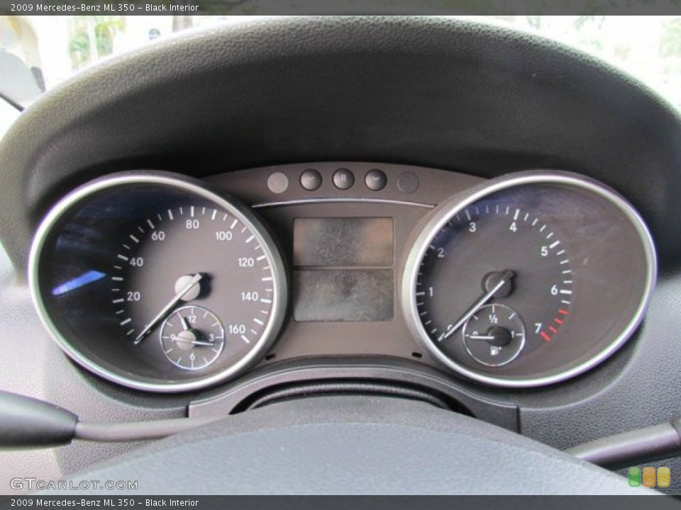 Black Interior Gauges for the 2009 Mercedes-Benz ML 350 #77920966