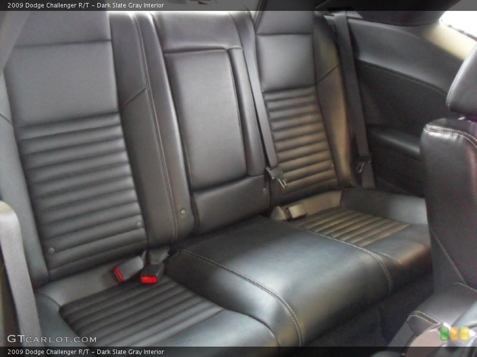 Dark Slate Gray Interior Rear Seat for the 2009 Dodge Challenger R/T #77921245