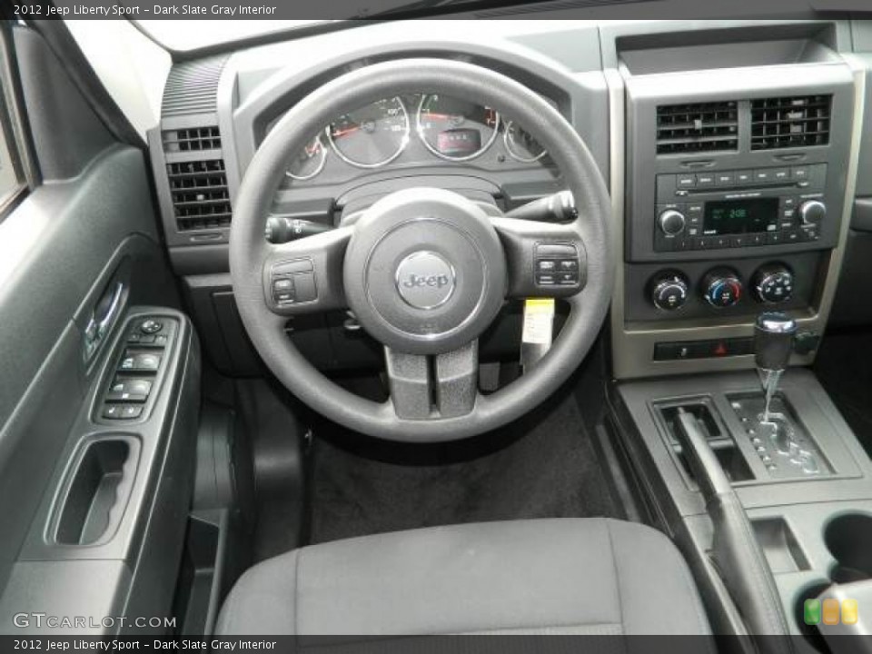Dark Slate Gray Interior Dashboard for the 2012 Jeep Liberty Sport #77921817