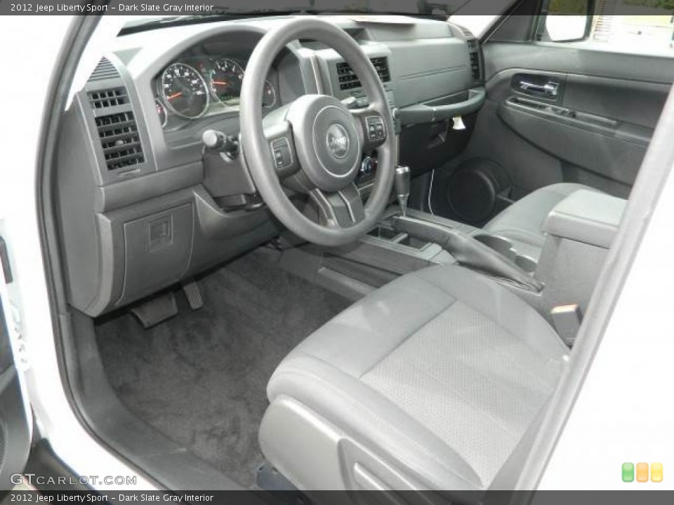 Dark Slate Gray Interior Prime Interior for the 2012 Jeep Liberty Sport #77921848