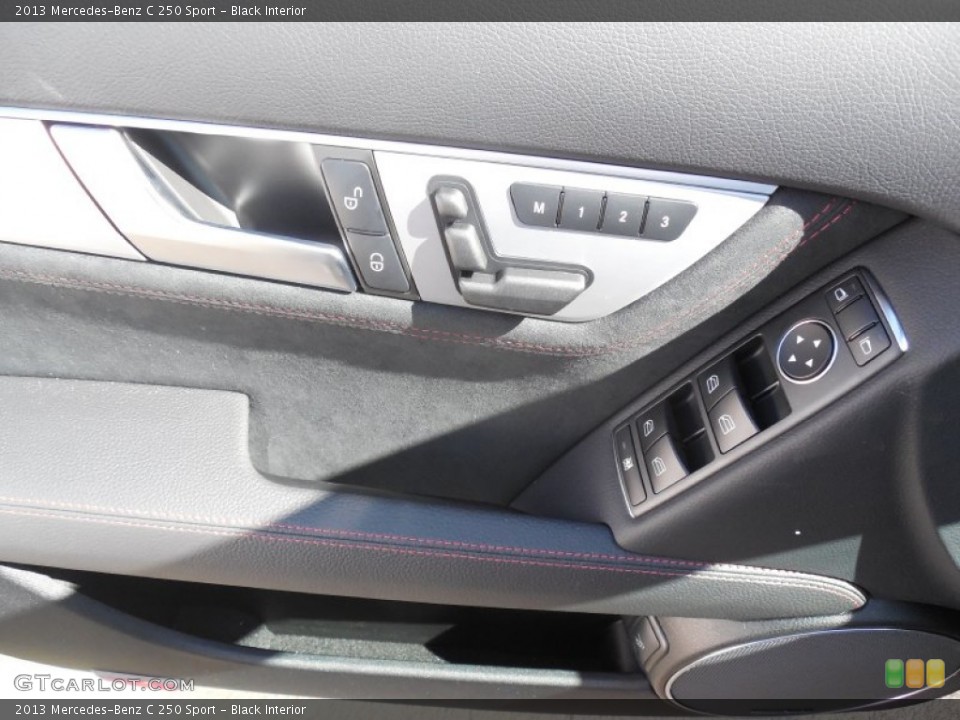 Black Interior Controls for the 2013 Mercedes-Benz C 250 Sport #77921878