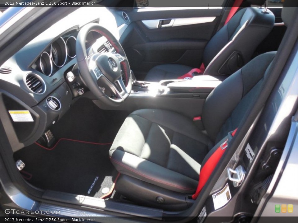 Black Interior Photo for the 2013 Mercedes-Benz C 250 Sport #77921888