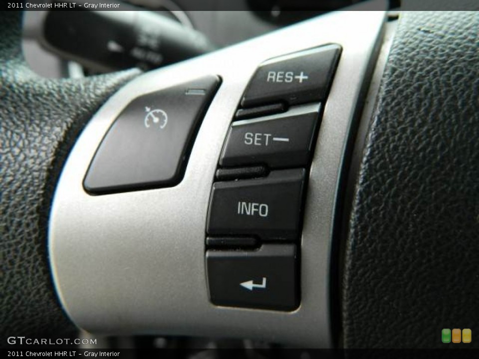 Gray Interior Controls for the 2011 Chevrolet HHR LT #77922809