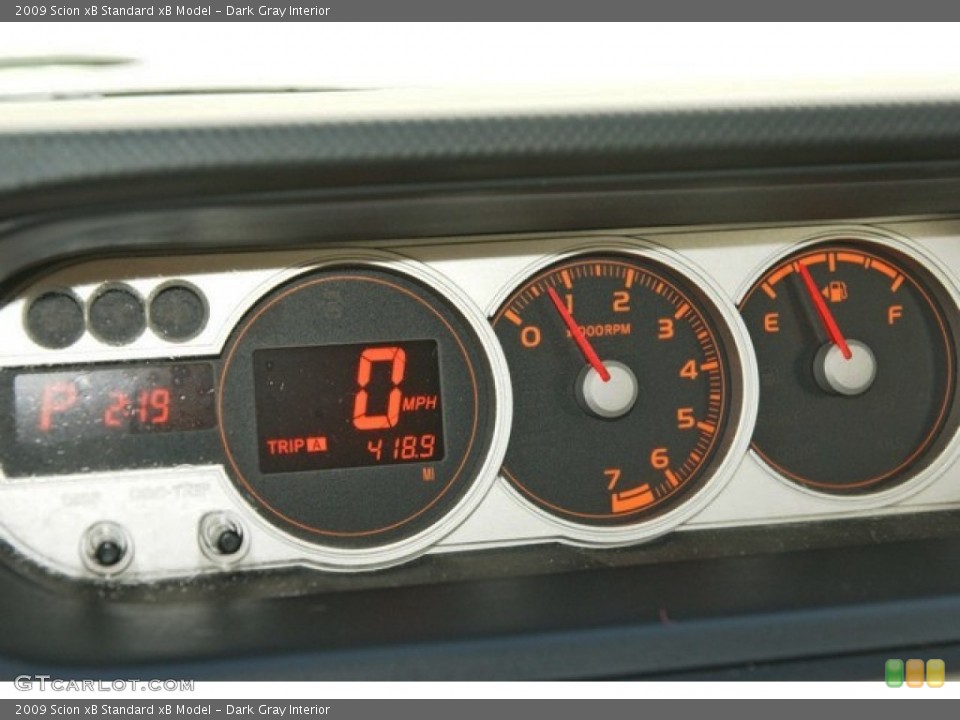 Dark Gray Interior Gauges for the 2009 Scion xB  #77924020