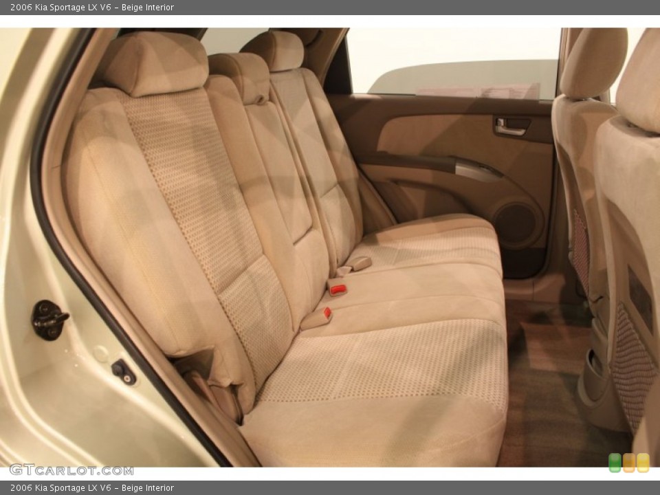 Beige Interior Rear Seat for the 2006 Kia Sportage LX V6 #77925367