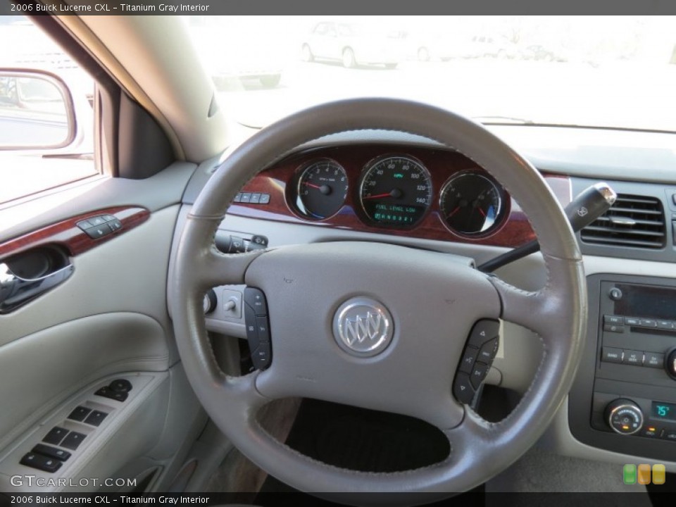 Titanium Gray Interior Steering Wheel for the 2006 Buick Lucerne CXL #77925744