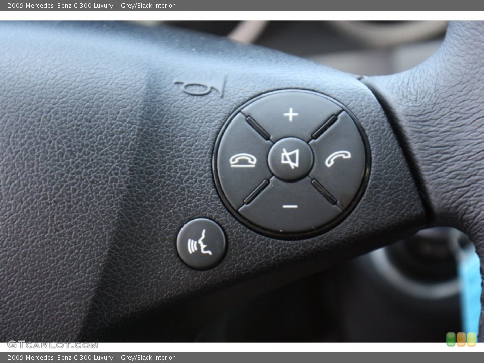 Grey/Black Interior Controls for the 2009 Mercedes-Benz C 300 Luxury #77926107