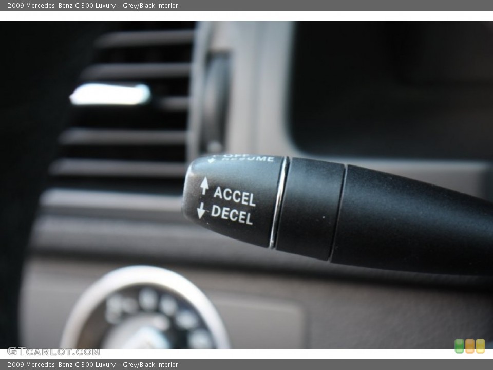 Grey/Black Interior Controls for the 2009 Mercedes-Benz C 300 Luxury #77926152