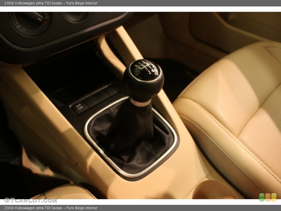 Pure Beige Interior Transmission for the 2009 Volkswagen Jetta TDI Sedan #77927118
