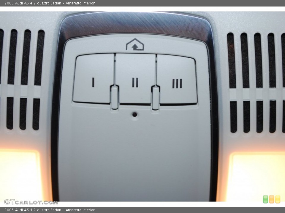 Amaretto Interior Controls for the 2005 Audi A6 4.2 quattro Sedan #77927149