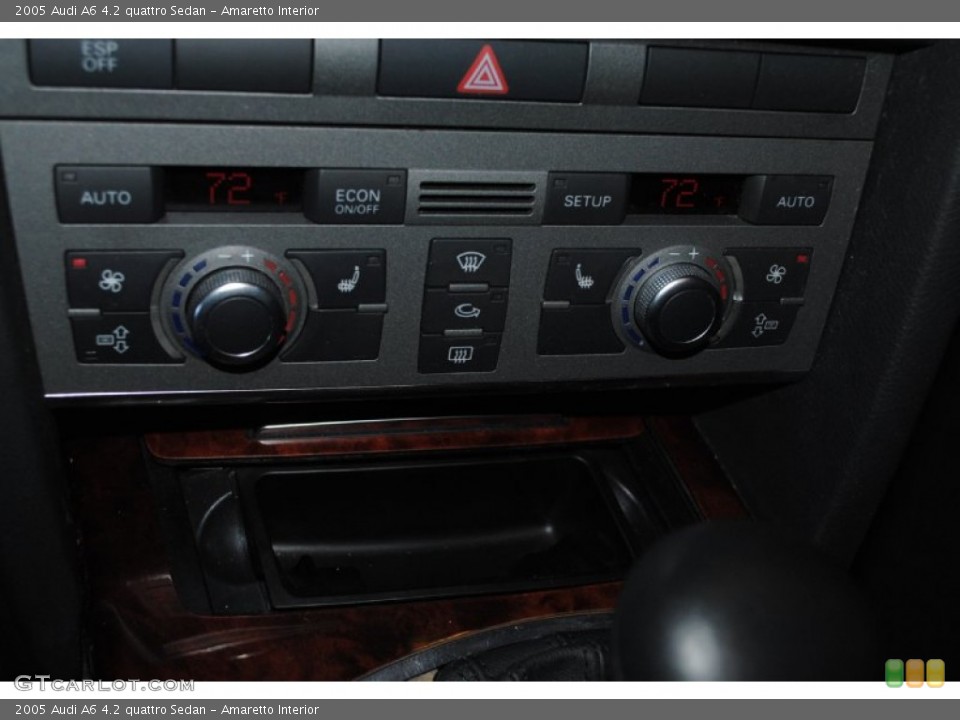 Amaretto Interior Controls for the 2005 Audi A6 4.2 quattro Sedan #77927232
