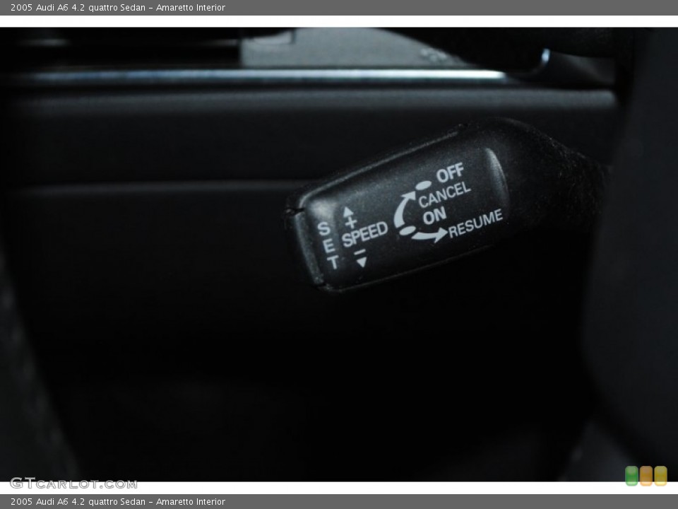 Amaretto Interior Controls for the 2005 Audi A6 4.2 quattro Sedan #77927361