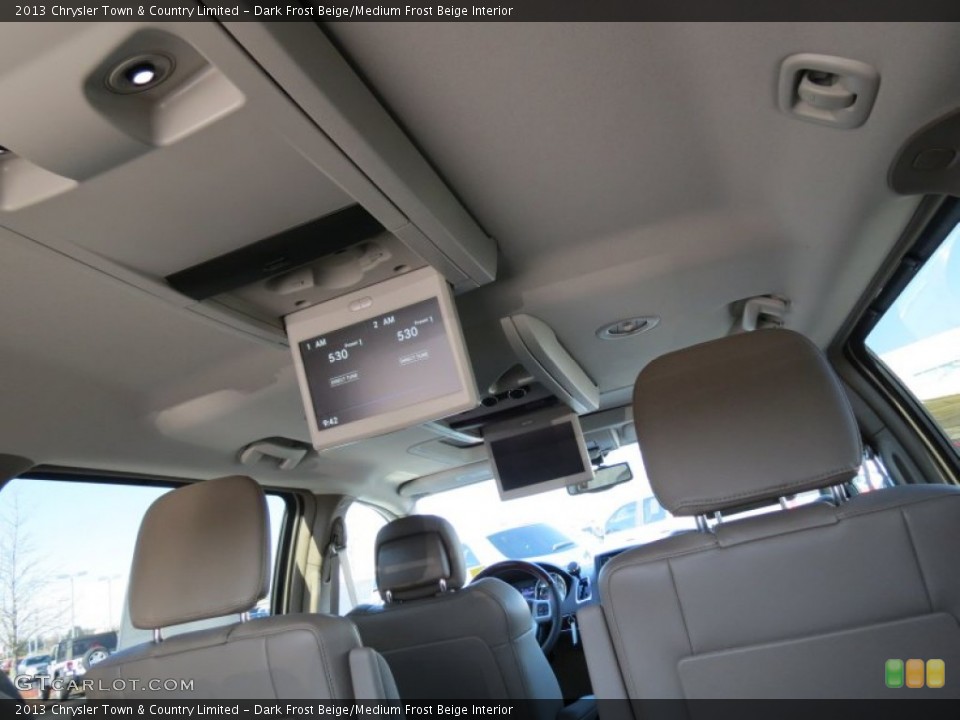 Dark Frost Beige/Medium Frost Beige Interior Entertainment System for the 2013 Chrysler Town & Country Limited #77927409
