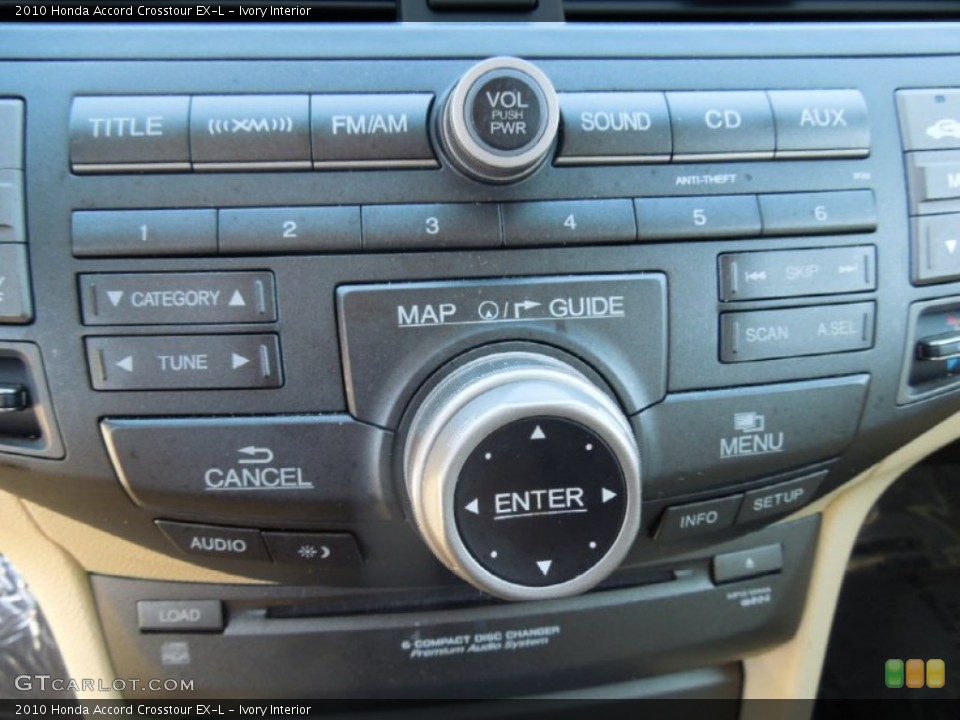 Ivory Interior Controls for the 2010 Honda Accord Crosstour EX-L #77927667