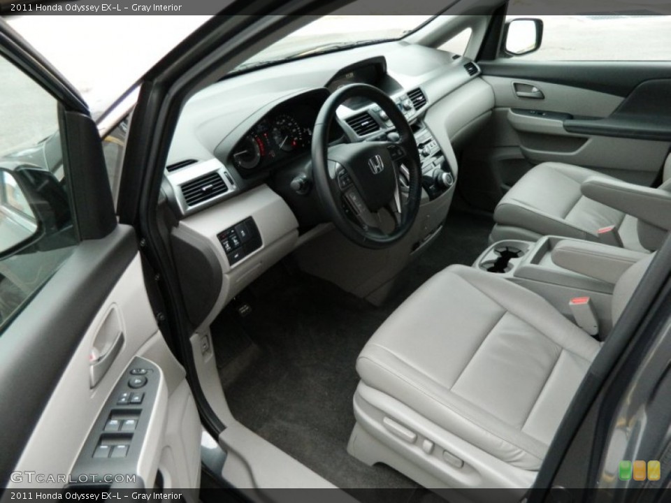 Gray Interior Prime Interior for the 2011 Honda Odyssey EX-L #77927670