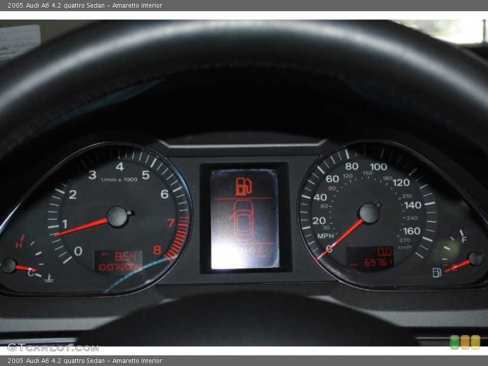 Amaretto Interior Gauges for the 2005 Audi A6 4.2 quattro Sedan #77927733