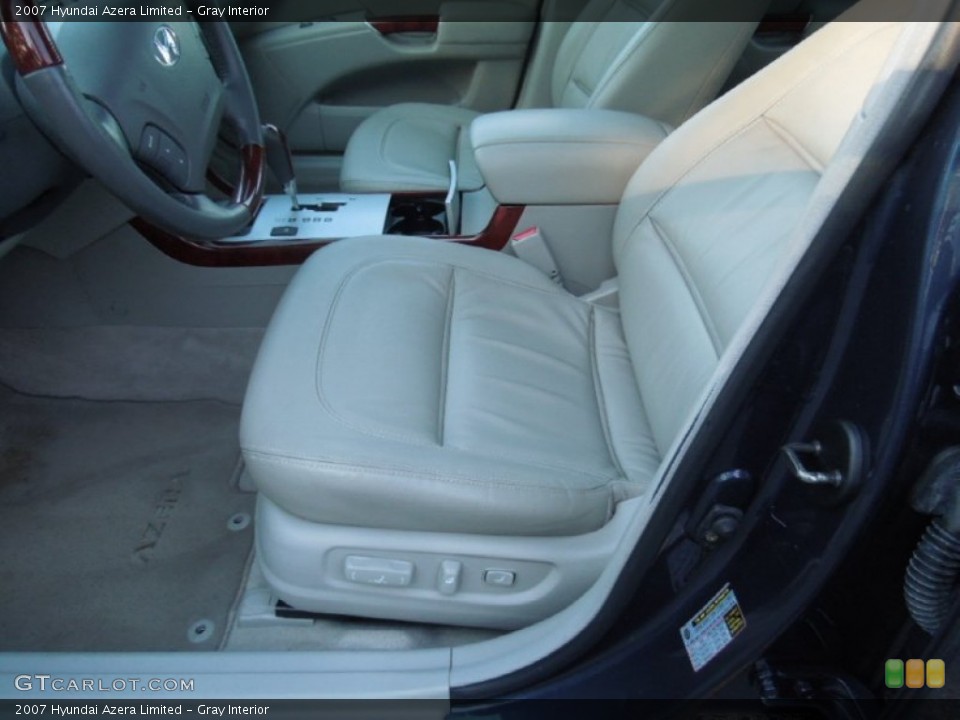 Gray Interior Front Seat for the 2007 Hyundai Azera Limited #77928110