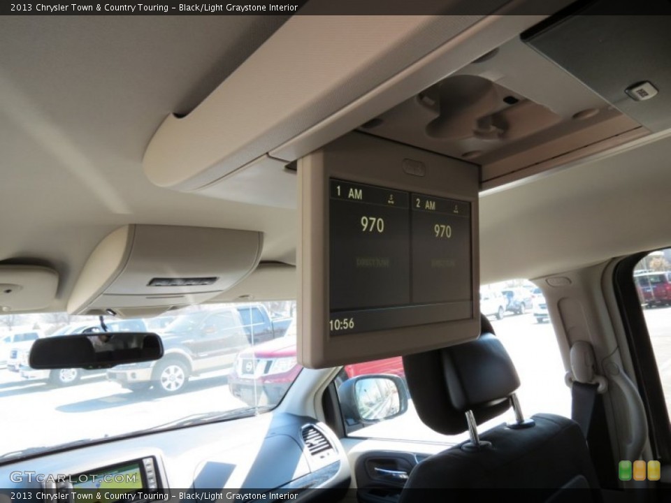Black/Light Graystone Interior Entertainment System for the 2013 Chrysler Town & Country Touring #77928889
