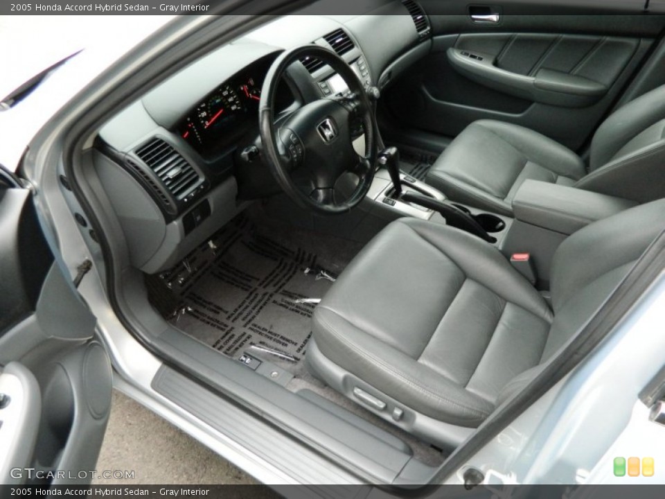 Gray 2005 Honda Accord Interiors
