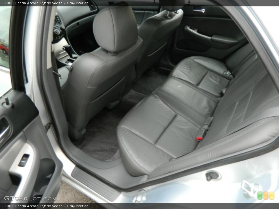 Gray Interior Rear Seat for the 2005 Honda Accord Hybrid Sedan #77929641