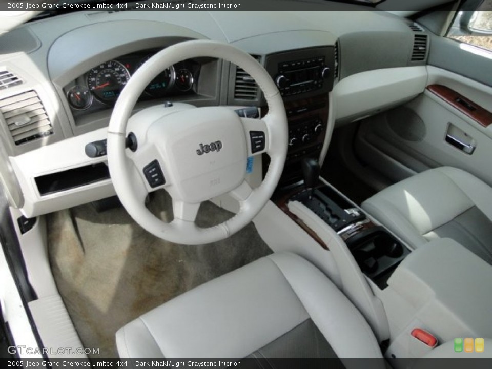 Dark Khaki/Light Graystone Interior Prime Interior for the 2005 Jeep Grand Cherokee Limited 4x4 #77929676
