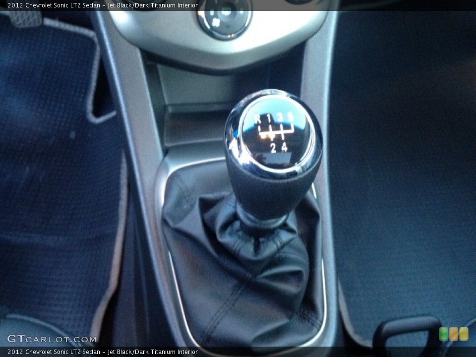 Jet Black/Dark Titanium Interior Transmission for the 2012 Chevrolet Sonic LTZ Sedan #77929734