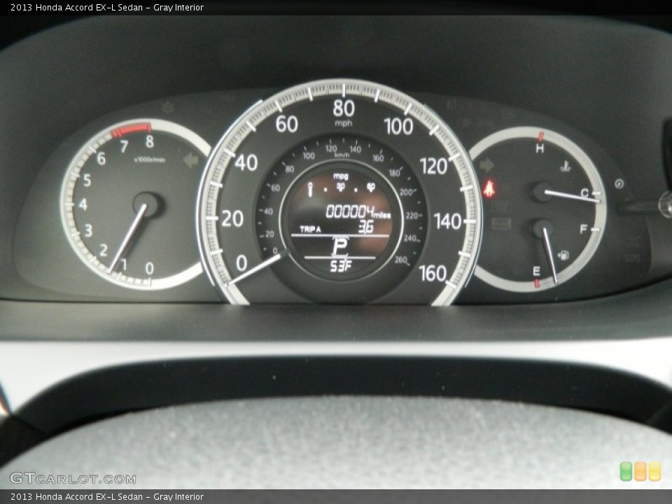 Gray Interior Gauges for the 2013 Honda Accord EX-L Sedan #77930340