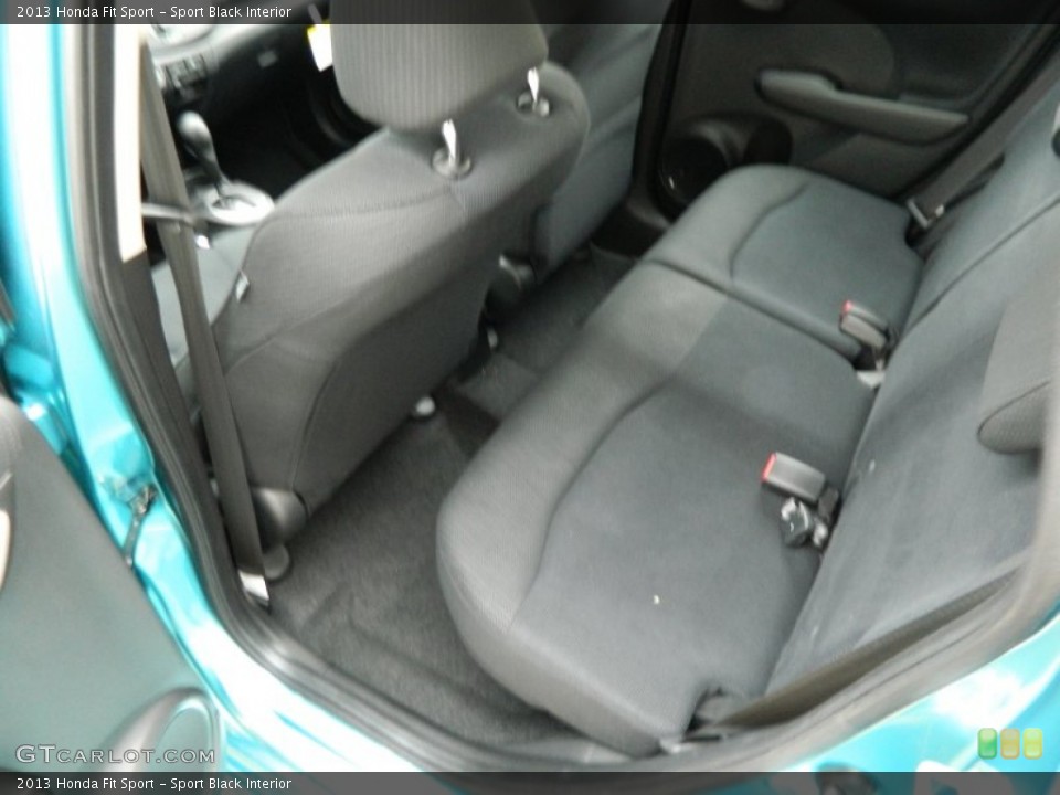 Sport Black Interior Rear Seat for the 2013 Honda Fit Sport #77931087