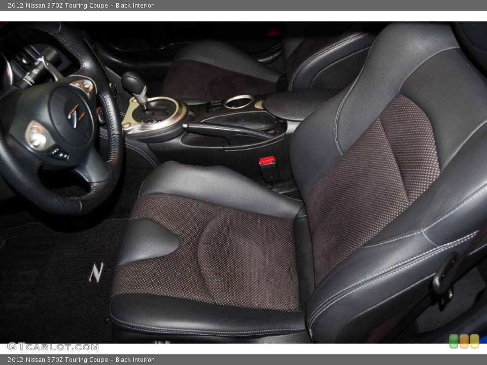 Black Interior Front Seat for the 2012 Nissan 370Z Touring Coupe #77931333