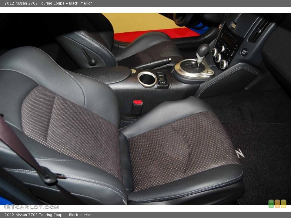 Black Interior Front Seat for the 2012 Nissan 370Z Touring Coupe #77931442