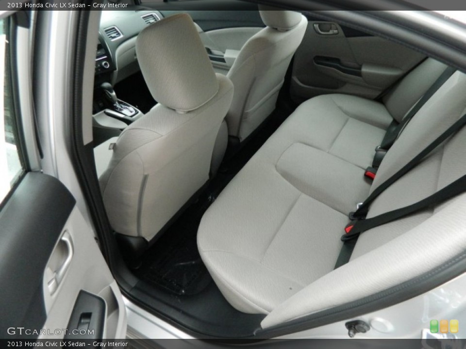 Gray Interior Rear Seat for the 2013 Honda Civic LX Sedan #77931537