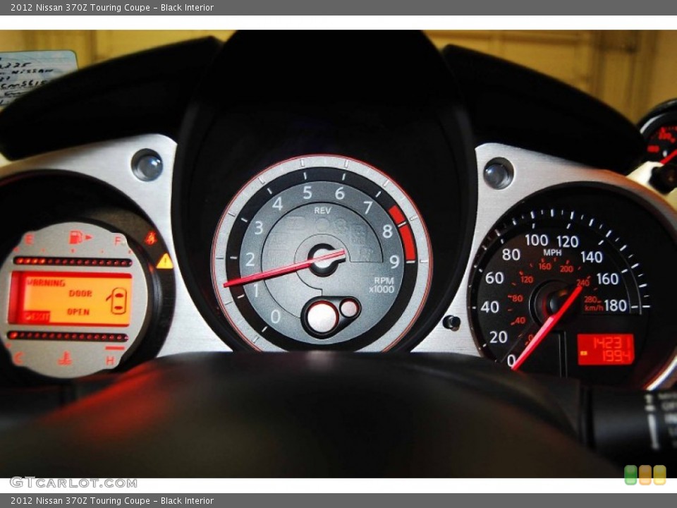 Black Interior Gauges for the 2012 Nissan 370Z Touring Coupe #77931569
