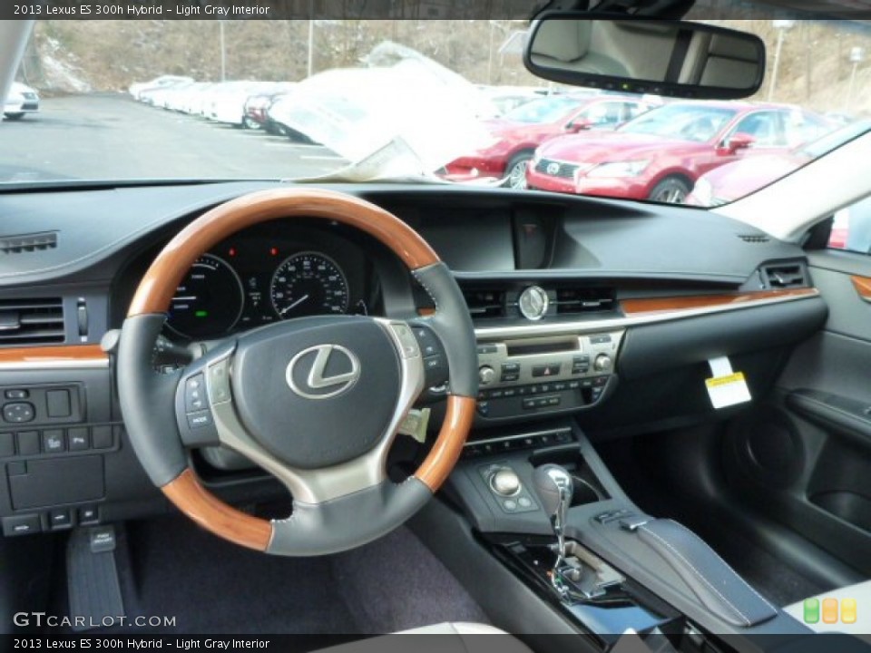 Light Gray Interior Dashboard for the 2013 Lexus ES 300h Hybrid #77932554