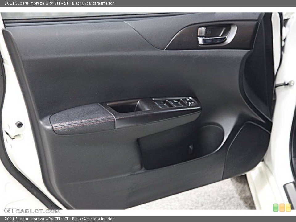 STI  Black/Alcantara Interior Door Panel for the 2011 Subaru Impreza WRX STi #77933301