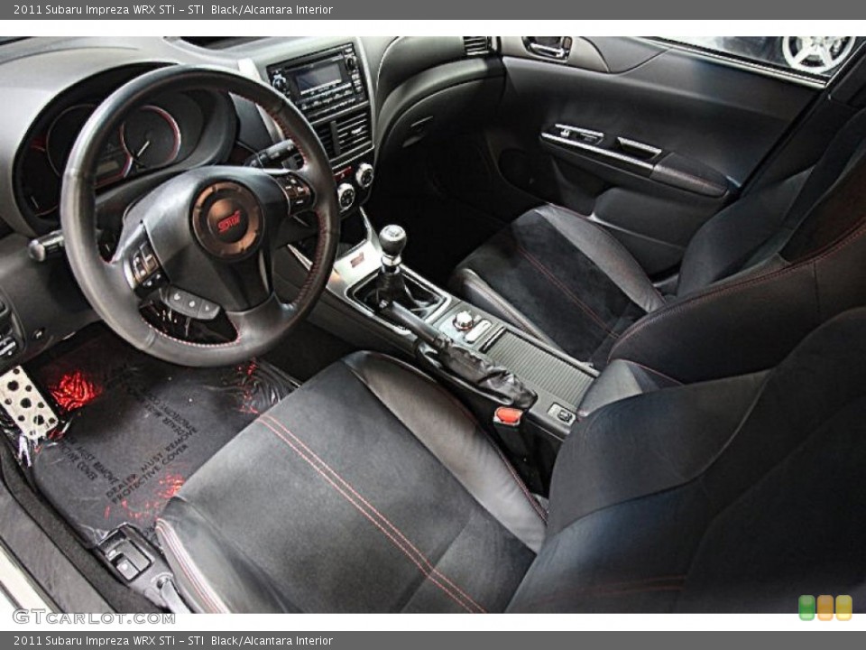 STI  Black/Alcantara Interior Photo for the 2011 Subaru Impreza WRX STi #77933331