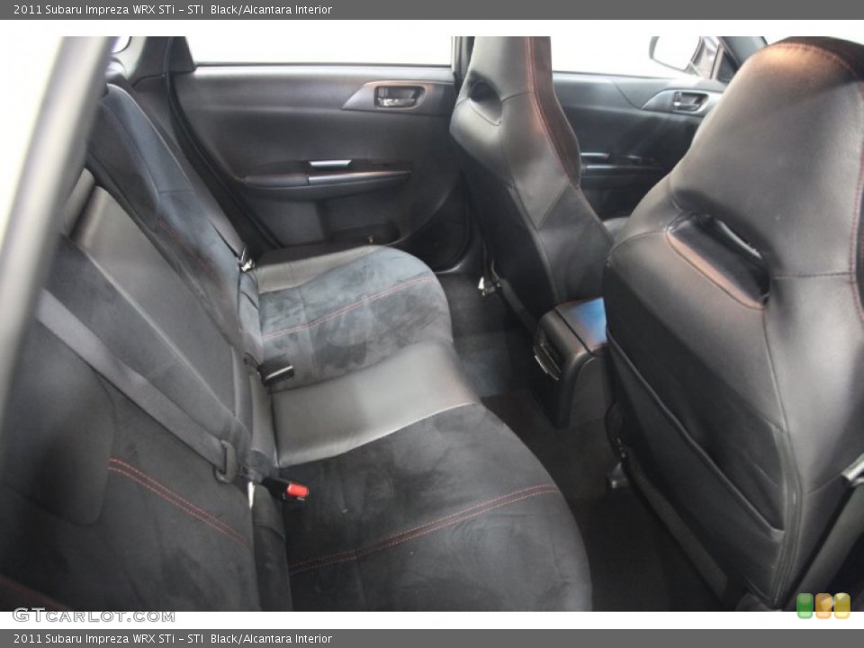 STI  Black/Alcantara Interior Rear Seat for the 2011 Subaru Impreza WRX STi #77933389