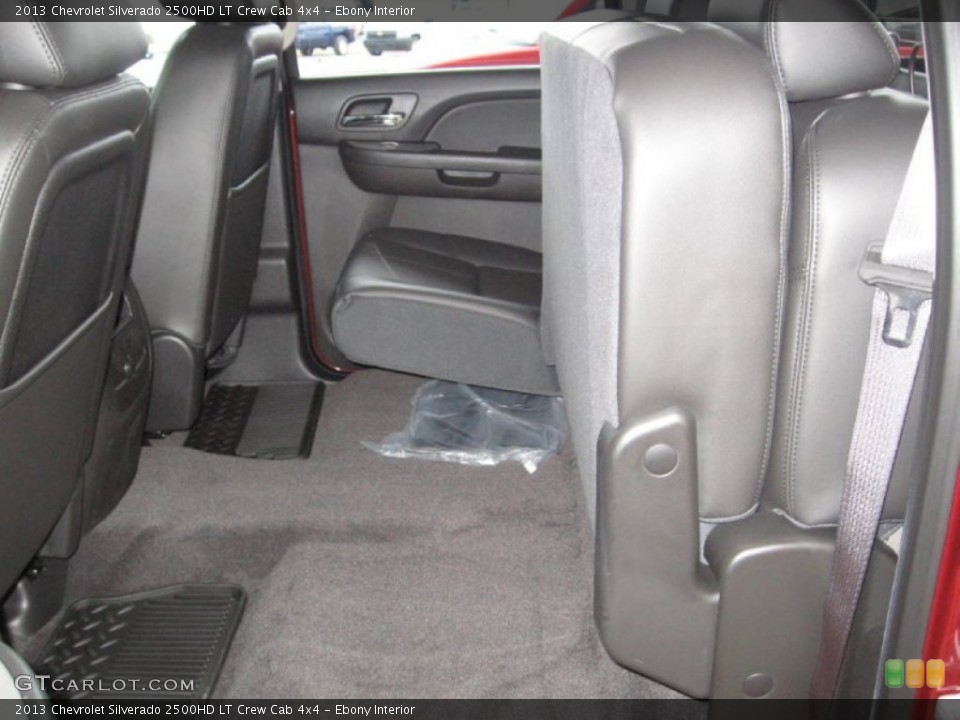 Ebony Interior Rear Seat for the 2013 Chevrolet Silverado 2500HD LT Crew Cab 4x4 #77935010
