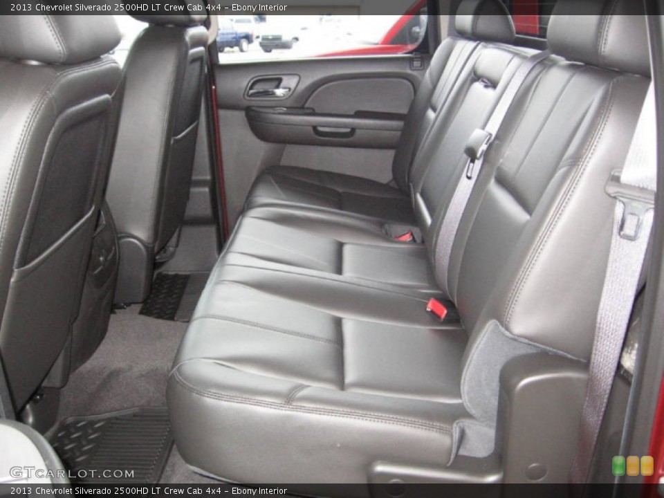 Ebony Interior Rear Seat for the 2013 Chevrolet Silverado 2500HD LT Crew Cab 4x4 #77935041