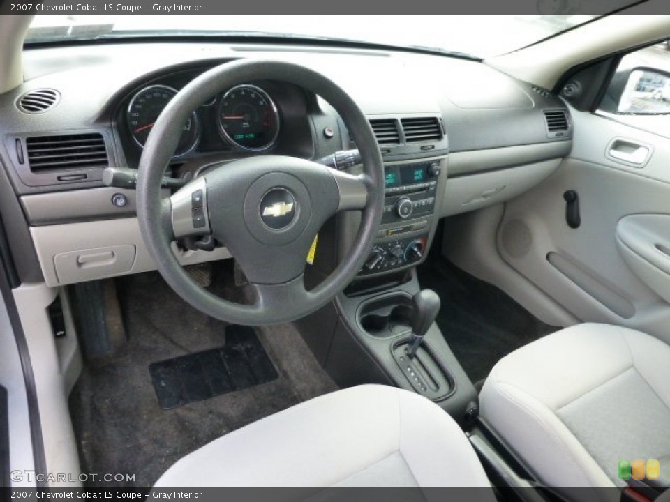 Gray Interior Prime Interior for the 2007 Chevrolet Cobalt LS Coupe #77935545
