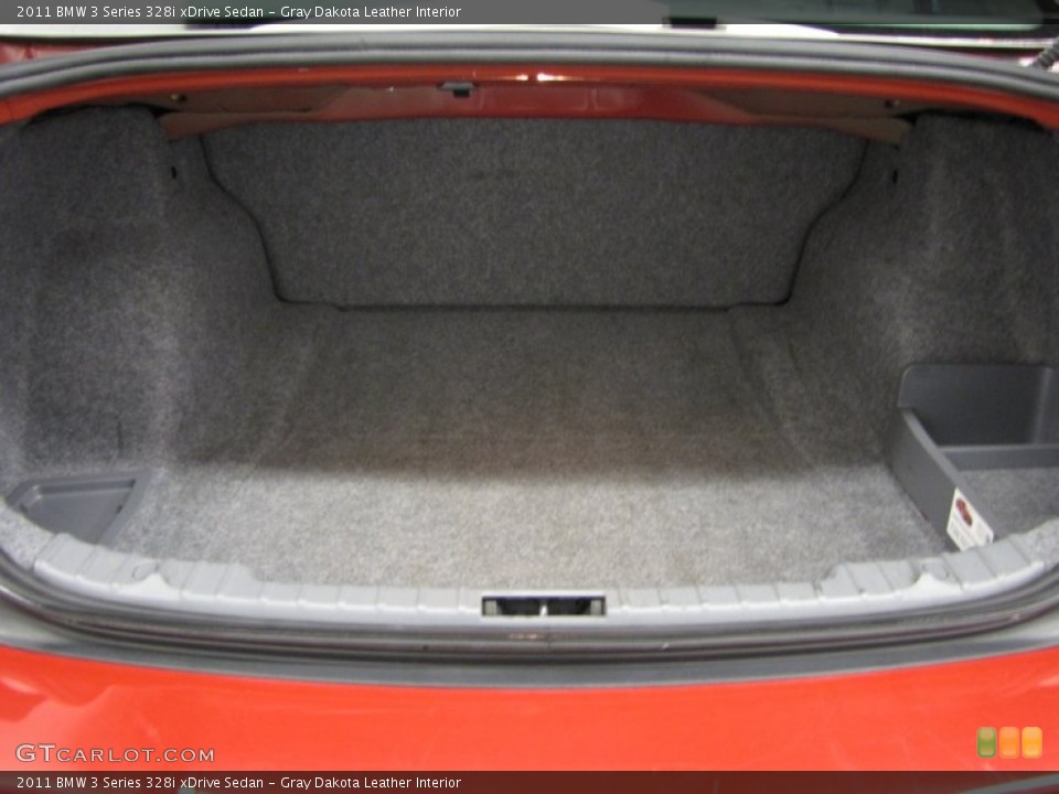 Gray Dakota Leather Interior Trunk for the 2011 BMW 3 Series 328i xDrive Sedan #77936181