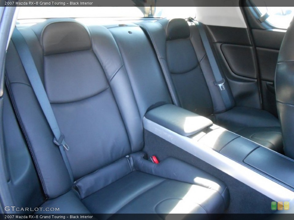 Black Interior Rear Seat for the 2007 Mazda RX-8 Grand Touring #77937114