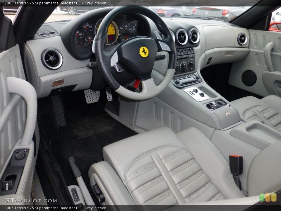 Grey Interior Prime Interior for the 2005 Ferrari 575 Superamerica Roadster F1 #77937207