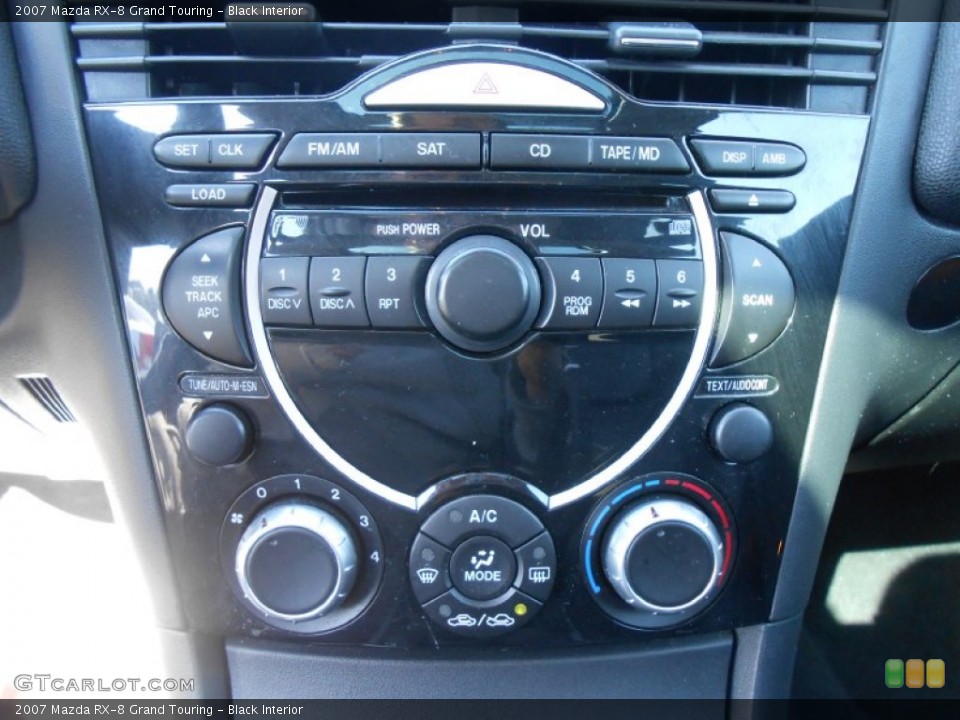Black Interior Controls for the 2007 Mazda RX-8 Grand Touring #77937273