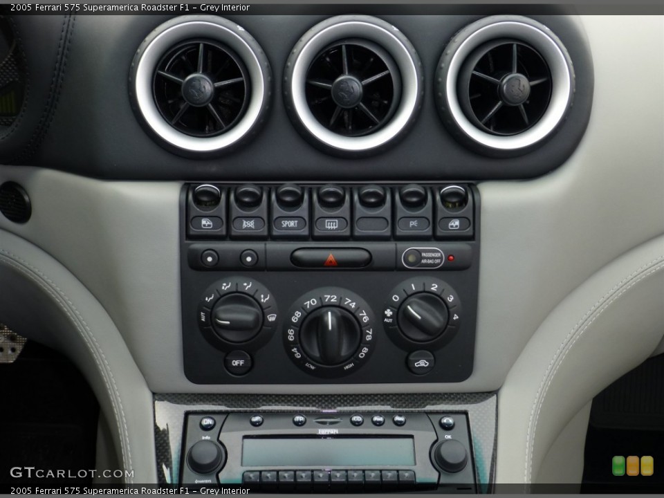 Grey Interior Controls for the 2005 Ferrari 575 Superamerica Roadster F1 #77937553