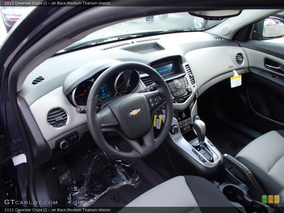 Jet Black/Medium Titanium Interior Prime Interior for the 2013 Chevrolet Cruze LS #77937556