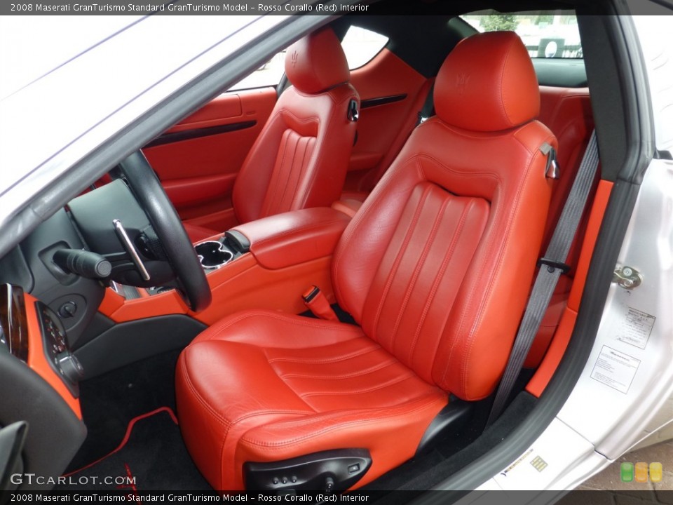 Rosso Corallo (Red) Interior Front Seat for the 2008 Maserati GranTurismo  #77938422
