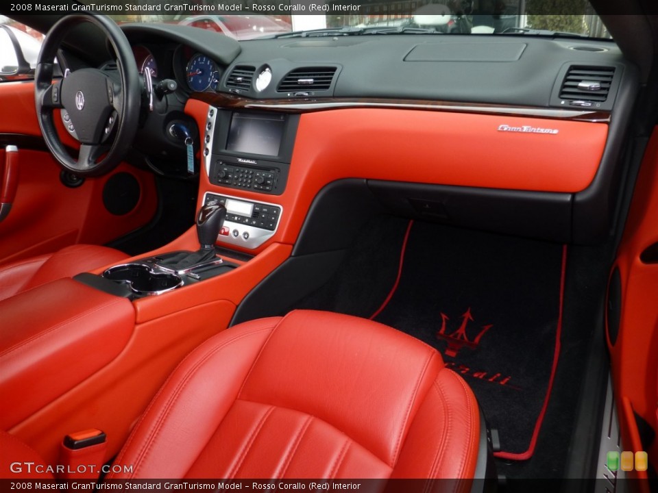 Rosso Corallo (Red) Interior Dashboard for the 2008 Maserati GranTurismo  #77938446