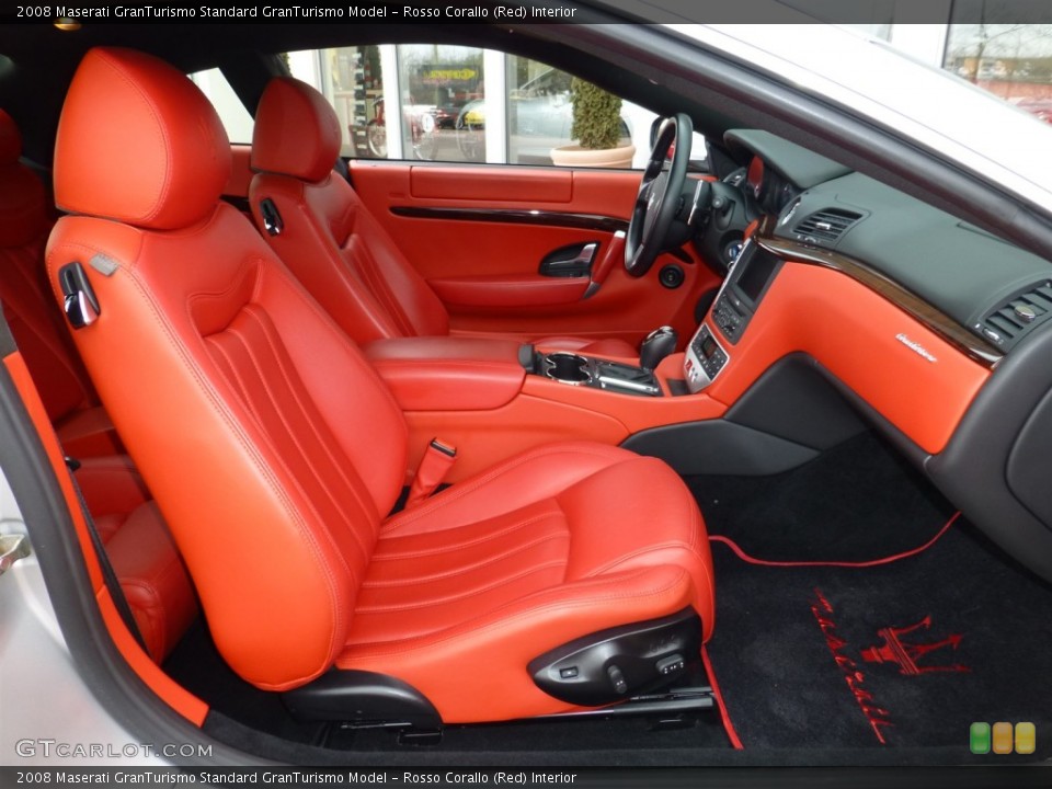 Rosso Corallo (Red) Interior Front Seat for the 2008 Maserati GranTurismo  #77938472