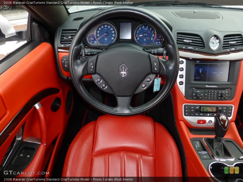 Rosso Corallo (Red) Interior Steering Wheel for the 2008 Maserati GranTurismo  #77938593