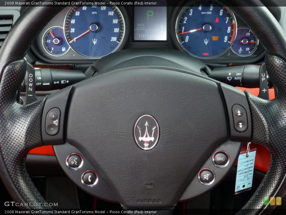 Rosso Corallo (Red) Interior Steering Wheel for the 2008 Maserati GranTurismo  #77938629